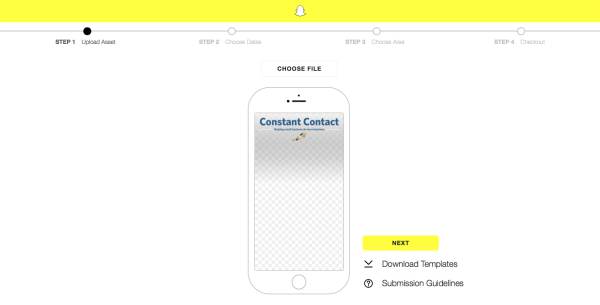 example of snapchat geofilter