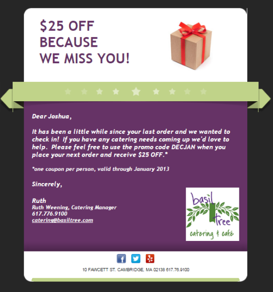 constant contact reengagment email campaign