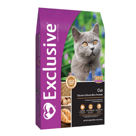 Exclusive Cat Chicken & Brown Rice Formula (5 lb size)