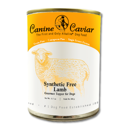 Canine Caviar Synthetic Free Lamb Gourmet Topper & Canned Dog Food Supplement (13 oz size)
