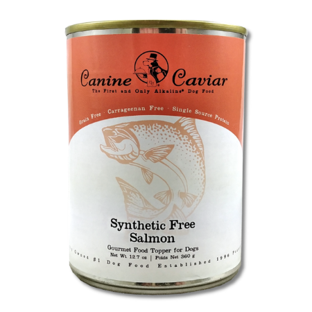 Canine Caviar Synthetic Free Salmon Gourmet Topper & Canned Dog Food Supplement (12.7 oz size)