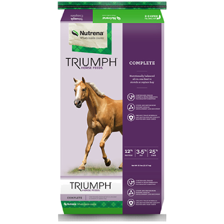 Nutrena Triumph Complete Horse Feed (50 lb size)