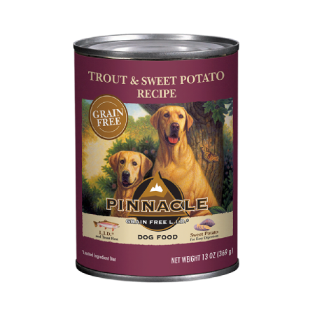 Pinnacle Grain Free Trout & Sweet Potato Recipe Canned Wet Dog Food (13 oz size)
