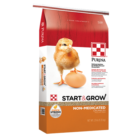 Purina Start & Grow Non-Medicated Crumbles ( lb size)
