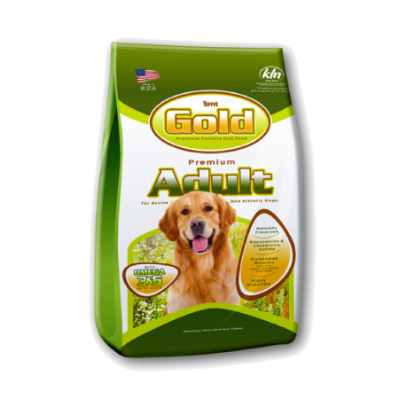 Tuffy’s Gold Premium Adult Formula Dog Food (40 lb size)