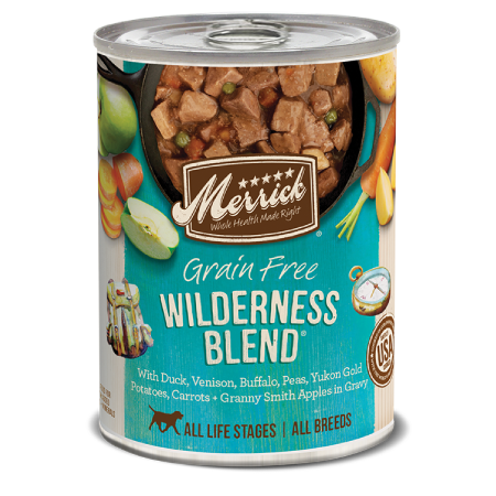 Merrick Grain Free Wilderness Blend in Gravy ( lb size)