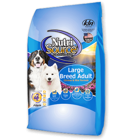 Nutrisource Large Breed Adult Dog Food (30 lb size)