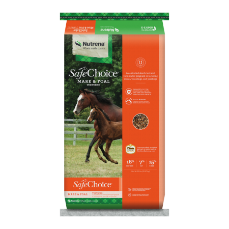 Nutrena SafeChoice Mare & Foal Textured Horse Feed (50 lb size)