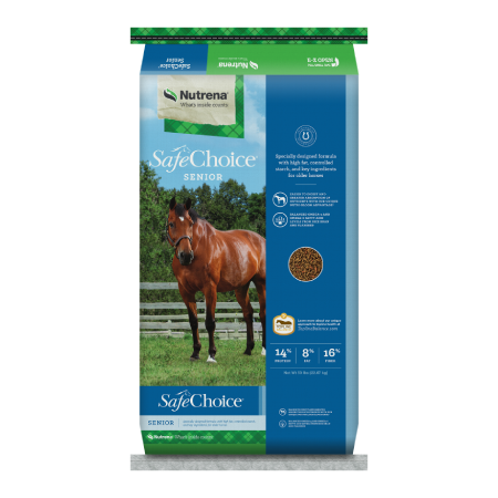 Nutrena SafeChoice Senior Horse Feed (50 lb size)