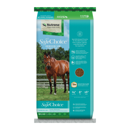 Nutrena SafeChoice Senior LM Horse Feed (50 lb size)