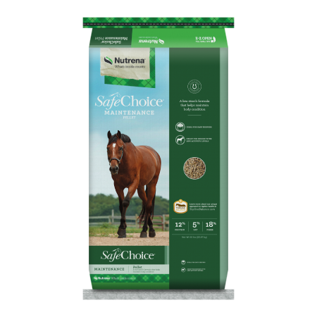 Nutrena SafeChoice Maintenance Horse Feed (50 lb size)