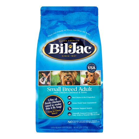 Bil-Jac Small Breed Adult Dog Food (6 lb size)