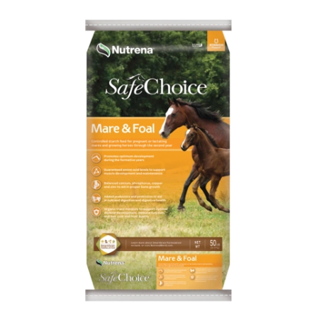 Nutrena SafeChoice Mare & Foal Pellet Horse Feed (50 lb size)