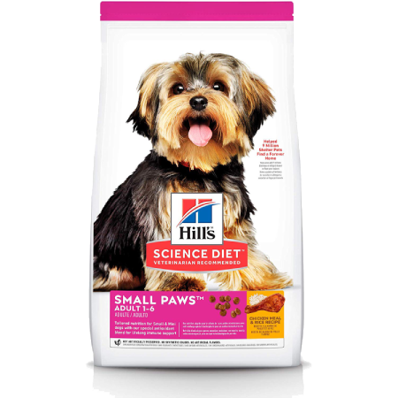 Hill’s Science Diet Small & Toy Breed Chicken Meal & Rice Adult Dog Food (5 lb size)