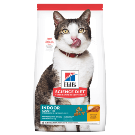 Hill’s Science Diet Adult 11+ Indoor Cat Food (3.5 lb size)