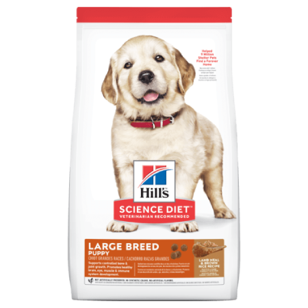 Hill’s Science Diet Puppy Large Breed Lamb Meal & Brown Rice Recipe (15.5 lb size)