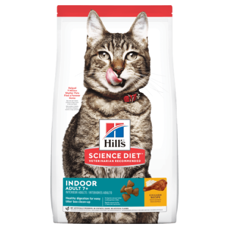 Hill’s Science Diet Adult 7+ Indoor Cat Food (3.5 lb size)