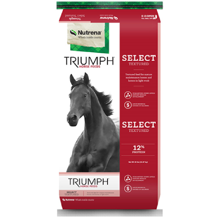 Nutrena Triumph Select Textured Horse Feed (50 lb size)