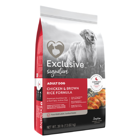 Exclusive Adult Dog Chicken & Brown Rice (5 lb size)