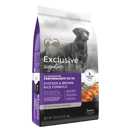Exclusive All Life Stages Performance 30/20 Chicken & Brown Rice (30 lb size)