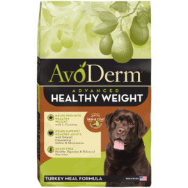 AvoDerm Healthy Weight Grain Free Turkey Meal Formula (24 lb size)