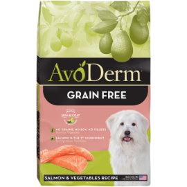 AvoDerm Grain Free Salmon & Vegetables Recipe (24 lb size)