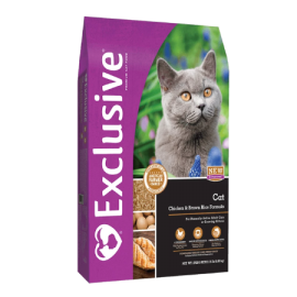 Exclusive Cat Chicken & Brown Rice Formula (15 lb size)