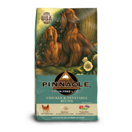 Pinnacle Grain Free Chicken & Vegetable Recipe Dry Dog Food (24 lb size)