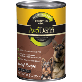 AvoDerm Grain Free Limited Ingredient Diet Revolving Menu Beef Recipe (12.5 oz size)