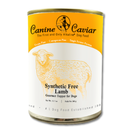Canine Caviar Synthetic Free Lamb Gourmet Topper & Canned Dog Food Supplement (13 oz size)