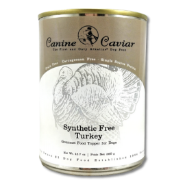 Canine Caviar Synthetic Free Turkey Gourmet Topper & Canned Dog Food Supplement ( lb size)