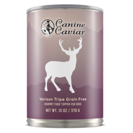 Canine Caviar 96% Venison Tripe Grain Free Canned Dog Food Supplement (12.8 oz size)