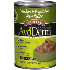 AvoDerm Grain Free Chicken & Vegetable Stew Recipe (12.5 oz size)