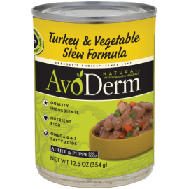 AvoDerm Grain Free Turkey & Vegetable Stew Recipe (12.5 oz size)
