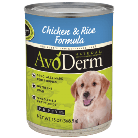 AvoDerm Puppy Chicken & Rice Formula (13 oz size)