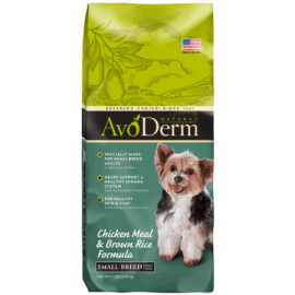 AvoDerm Small Breed Adult Chicken Meal Brown Rice Formula (3.5 lb size)