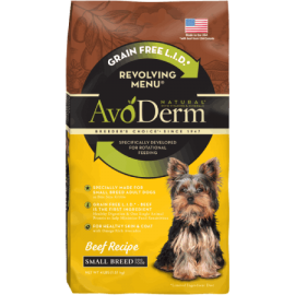 AvoDerm Small Breed Grain Free Limited Ingredient Diet Revolving Menu Beef Recipe (4 lb size)