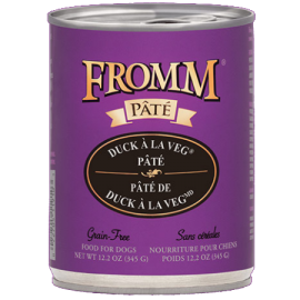 Fromm Grain-Free Duck À La Veg Pâté (12.2 oz size)