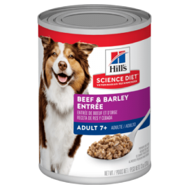 Hill’s Science Diet Adult 7+ Beef & Barley Entrée Dog Food (13 oz size)