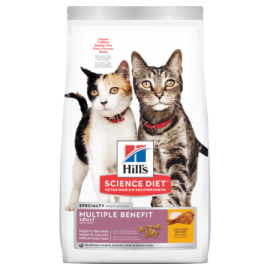 Hill’s Science Diet Adult Multiple Benefit Cat Food (15.5 lb size)
