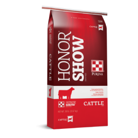 Purina Honor Show Chow Fitter’s Edge Cattle Feed (50 lb size)