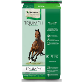 Nutrena Triumph Active 12 Textured Horse Feed (50 lb size)