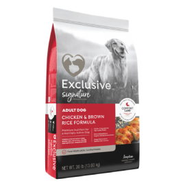 Exclusive Adult Dog Chicken & Brown Rice (15 lb size)
